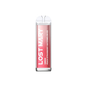 ELF BAR Lost Mary - Peach Strawberry Watermelon Ice QM600 - ELF BAR Disposable Vape